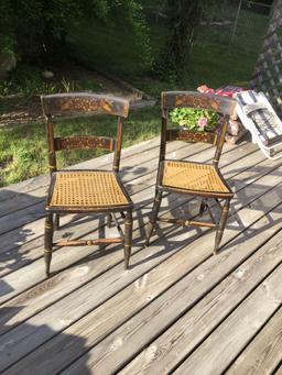 Cane Bottom Chairs