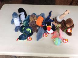 Beanie sea creatures and misc.