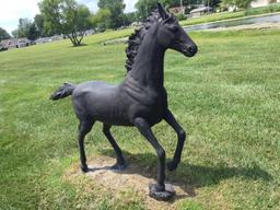 Bronze running colt Statue