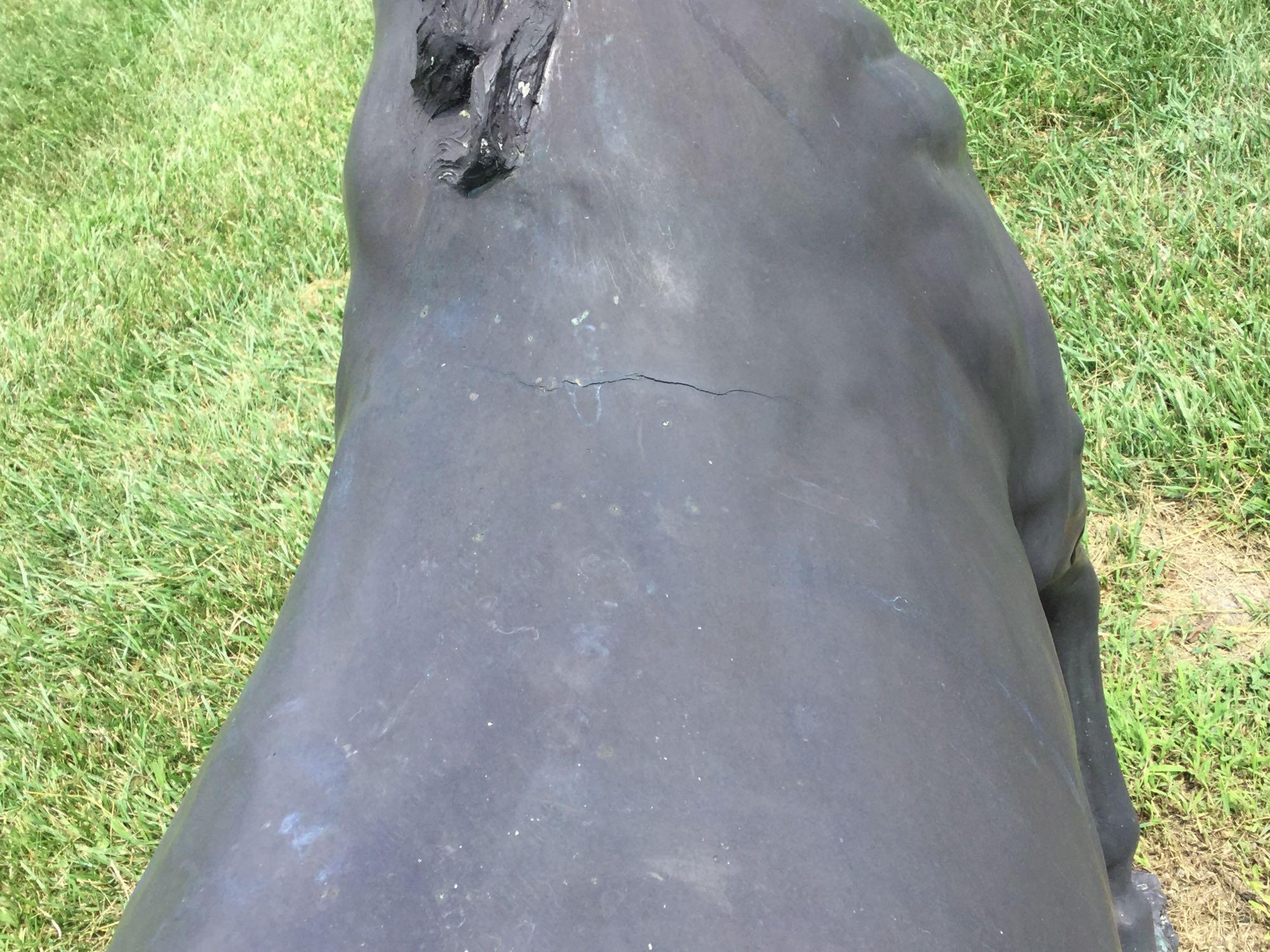 Bronze running colt Statue