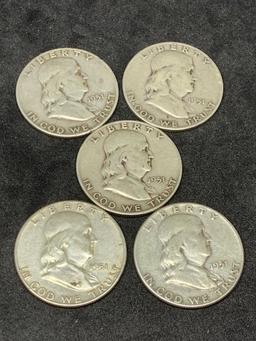 Silver Franklin Halves