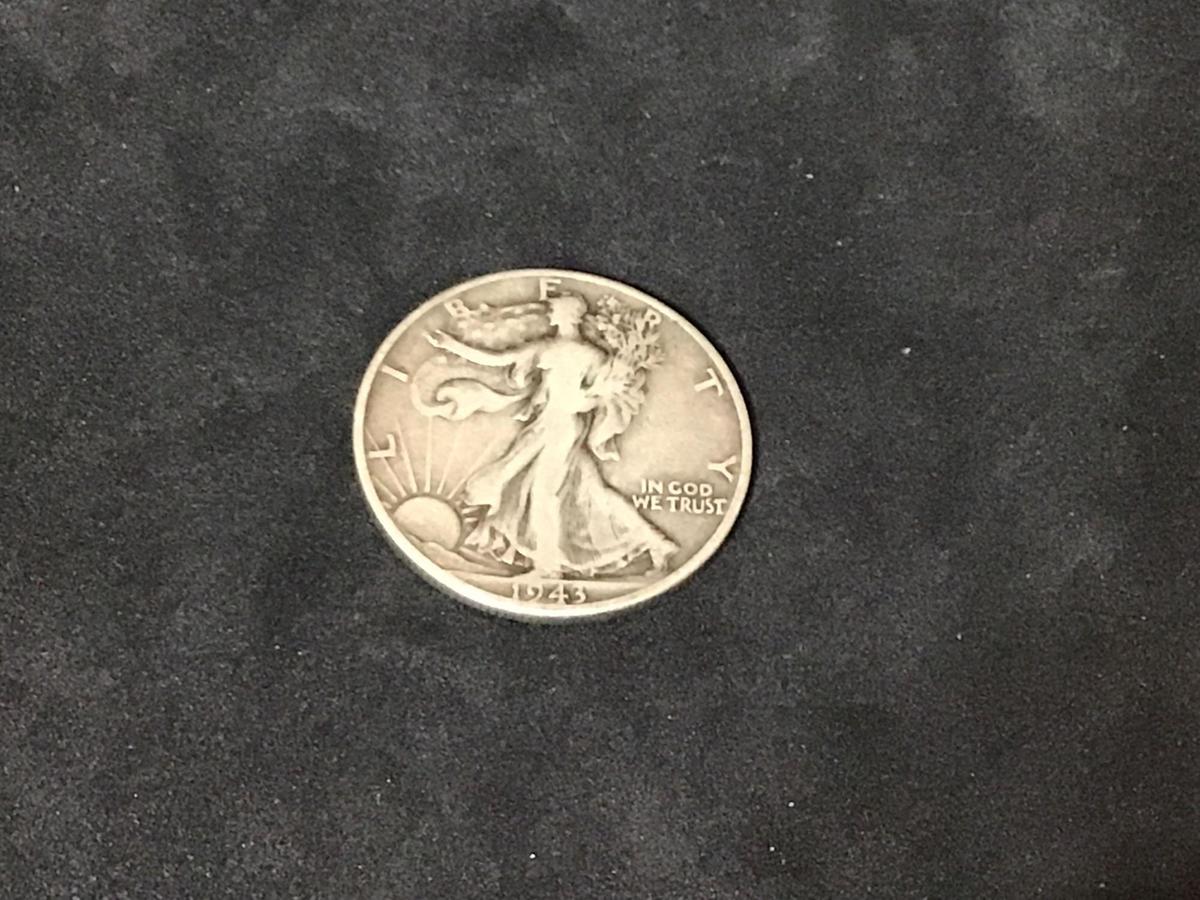 Silver walking liberty Half