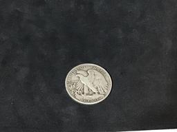 Silver walking liberty Half