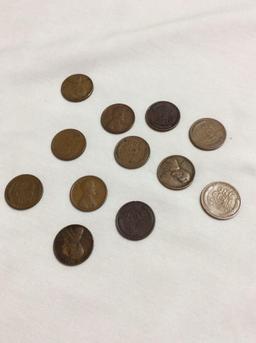 1930 to 1939 Wheat Pennies (12)