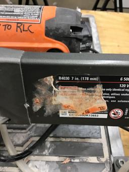Ridged 7 in tile saw