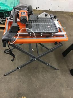 Ridgid tile saw