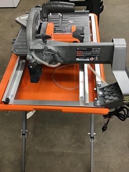 Ridgid tile saw