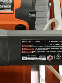 Ridgid tile saw