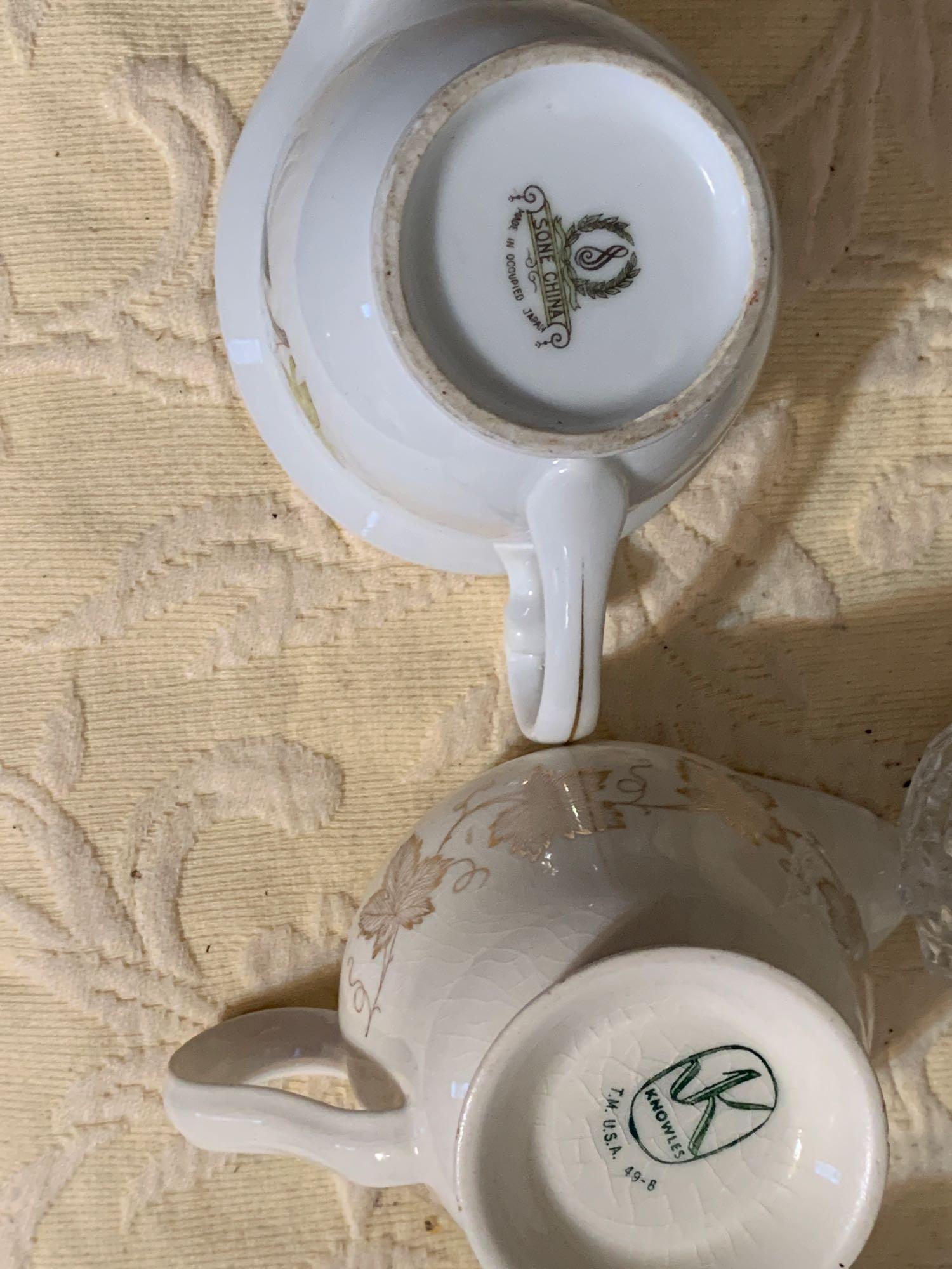 Sugar and Creamer Lot