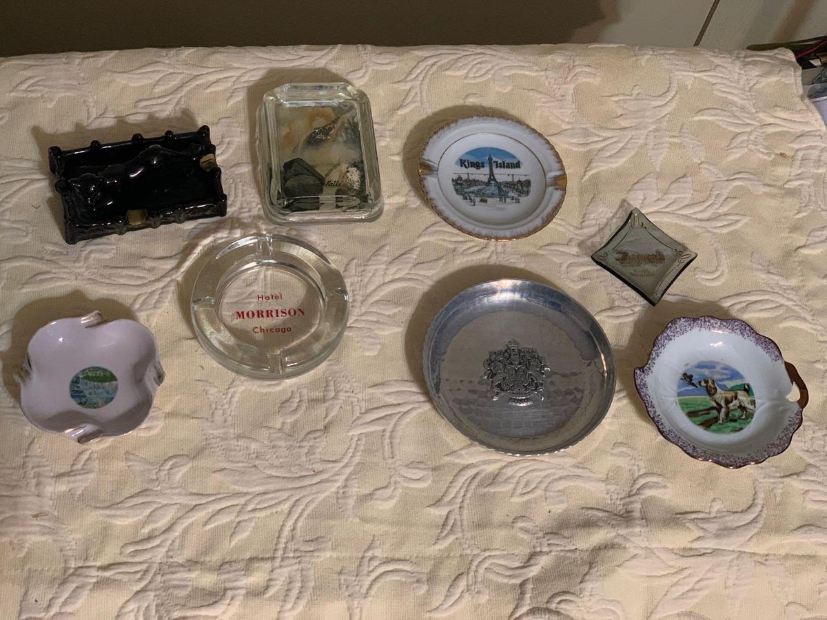 Older Ashtrays and Trinket Dishes