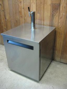 Delfield 1 door stainless under counter cooler