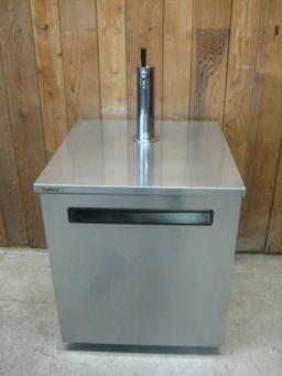 Delfield 1 door stainless under counter cooler