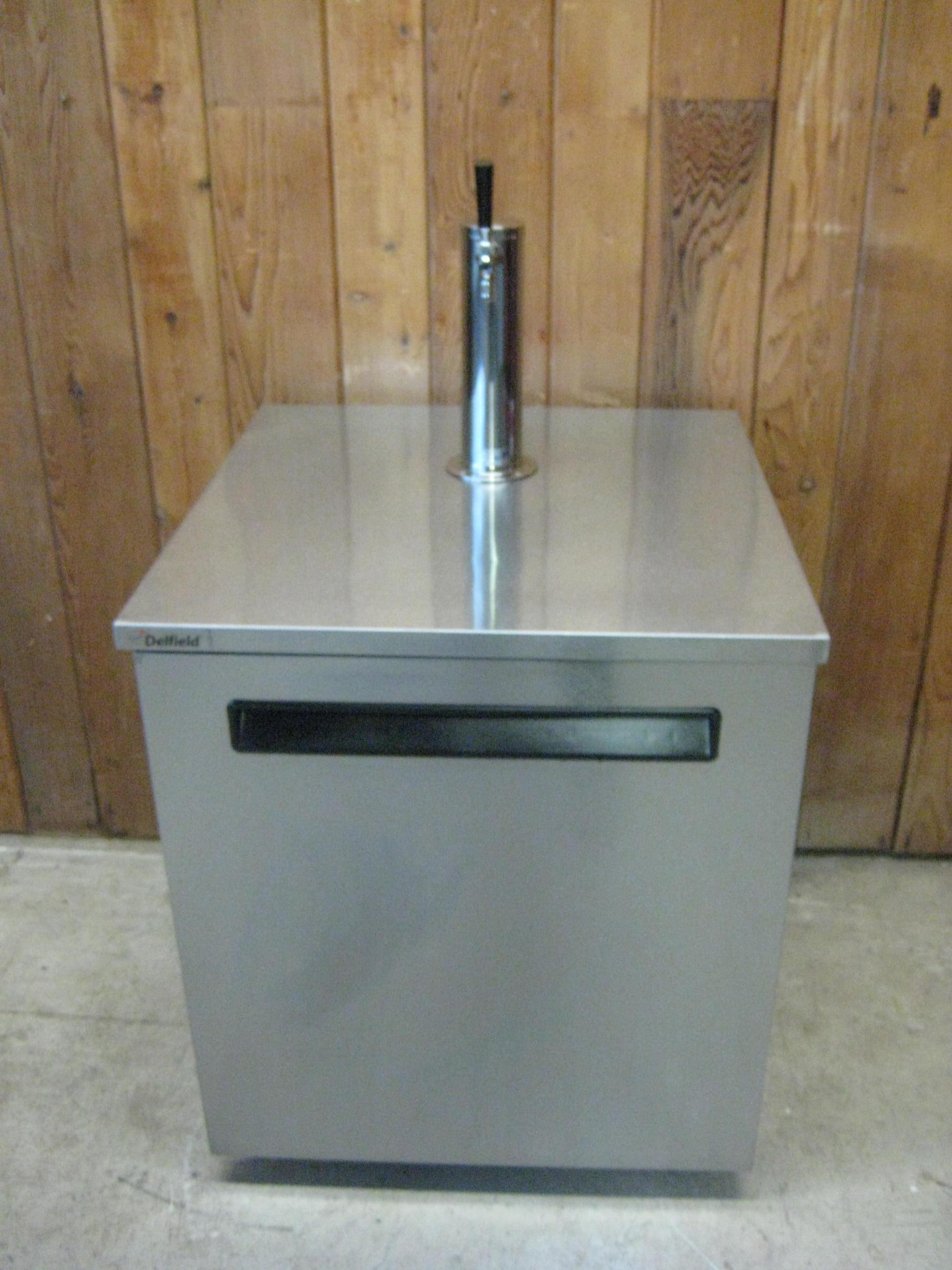Delfield 1 door stainless under counter cooler