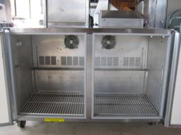 Silver king 2 door under counter cooler