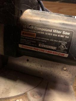 Compound miter saw