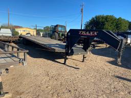 2014 Traxx Trailers T/A Gooseneck Equipment Trailer