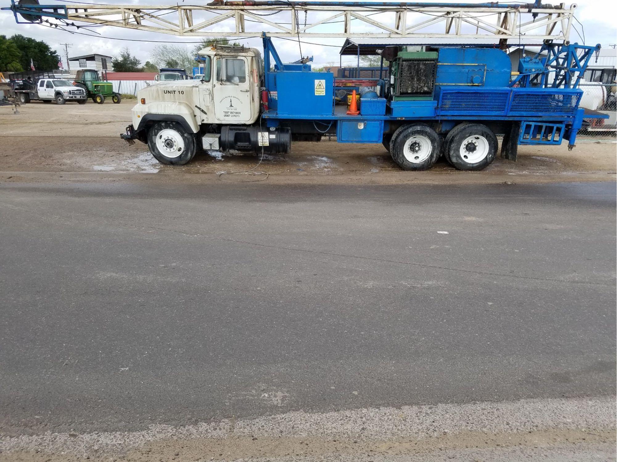 1991 Mack RD690S T/A Swab Rig Truck