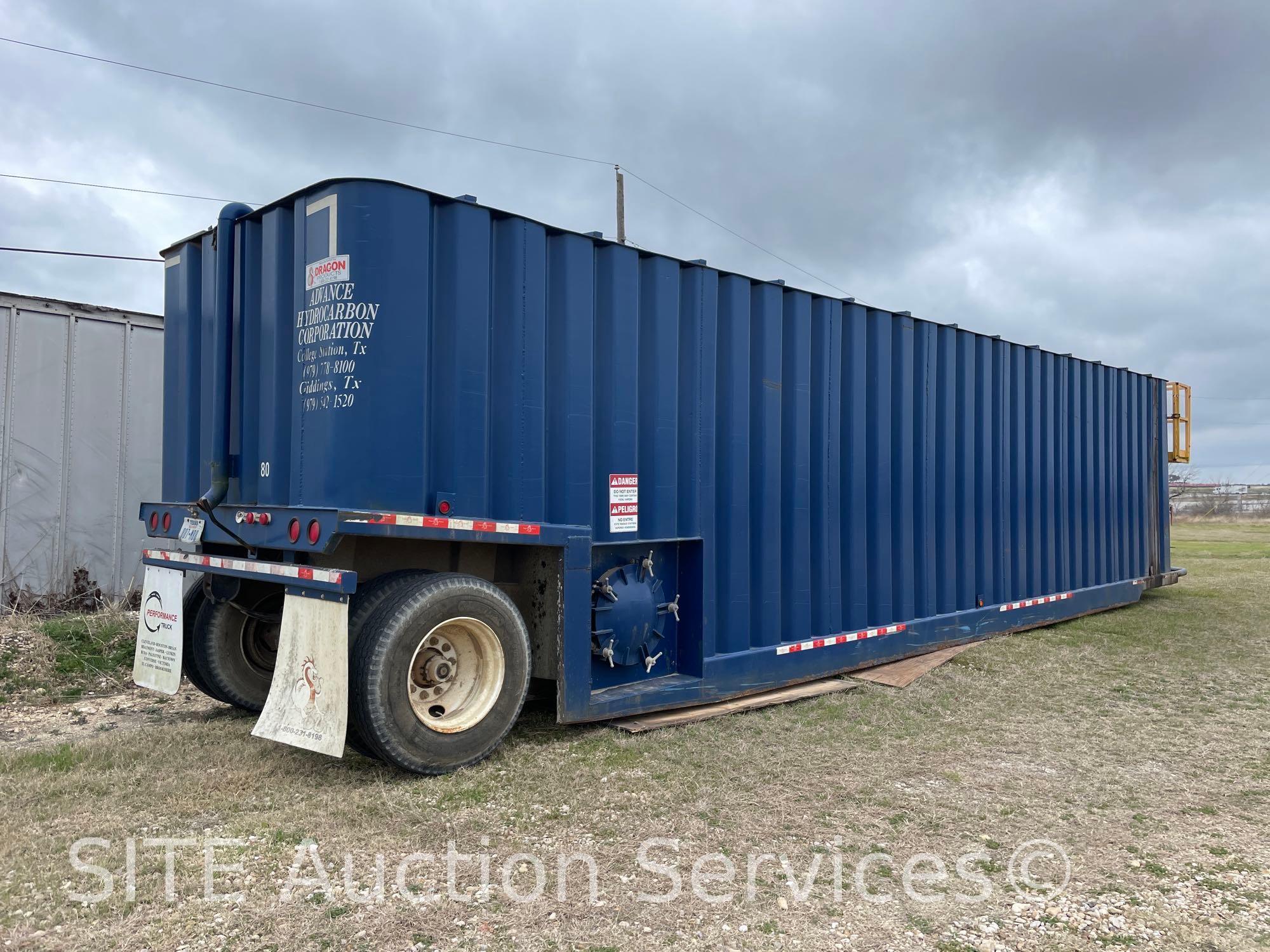 2006 Dragon 500BBL V Bottom Frac Tank