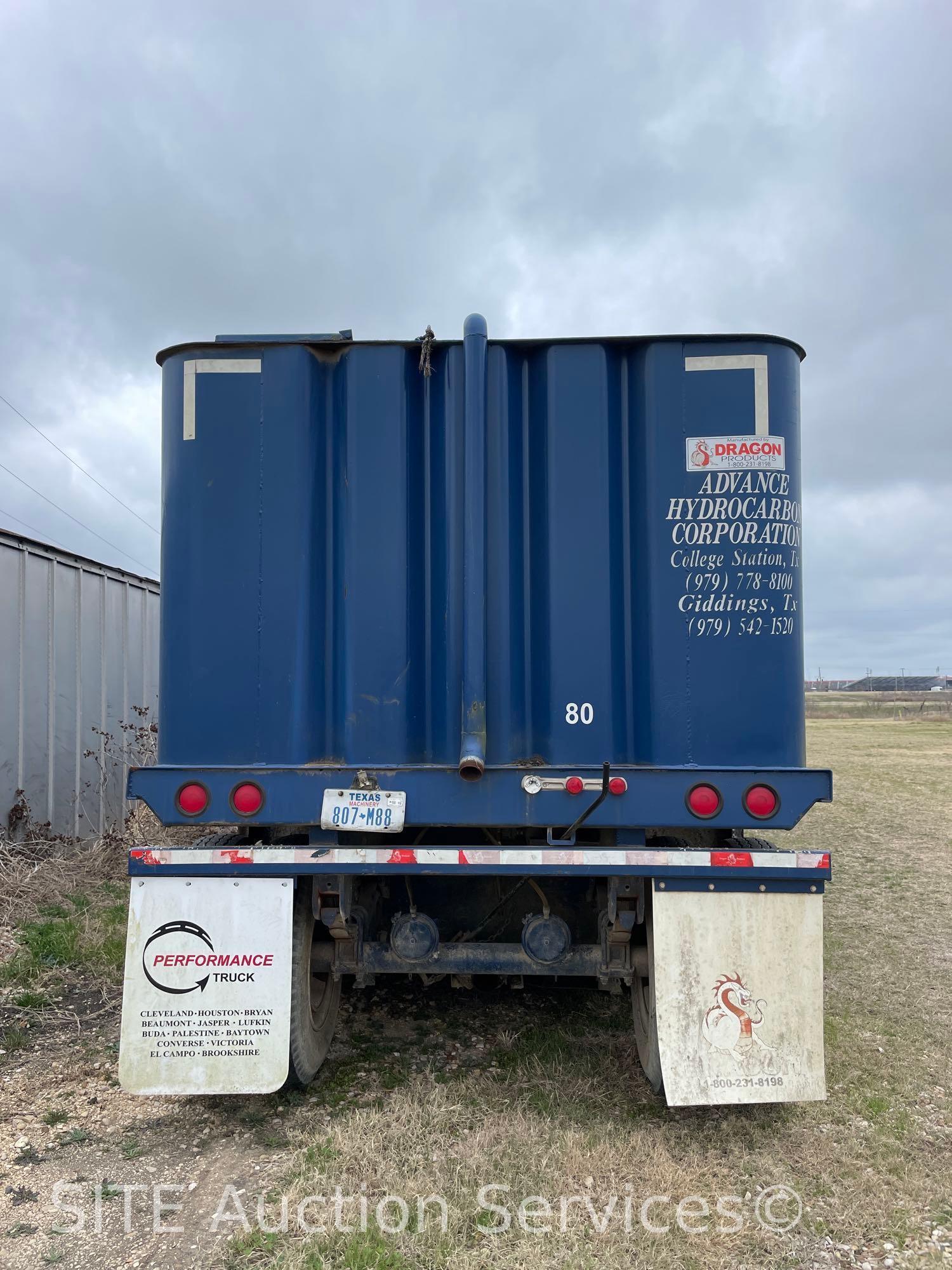 2006 Dragon 500BBL V Bottom Frac Tank