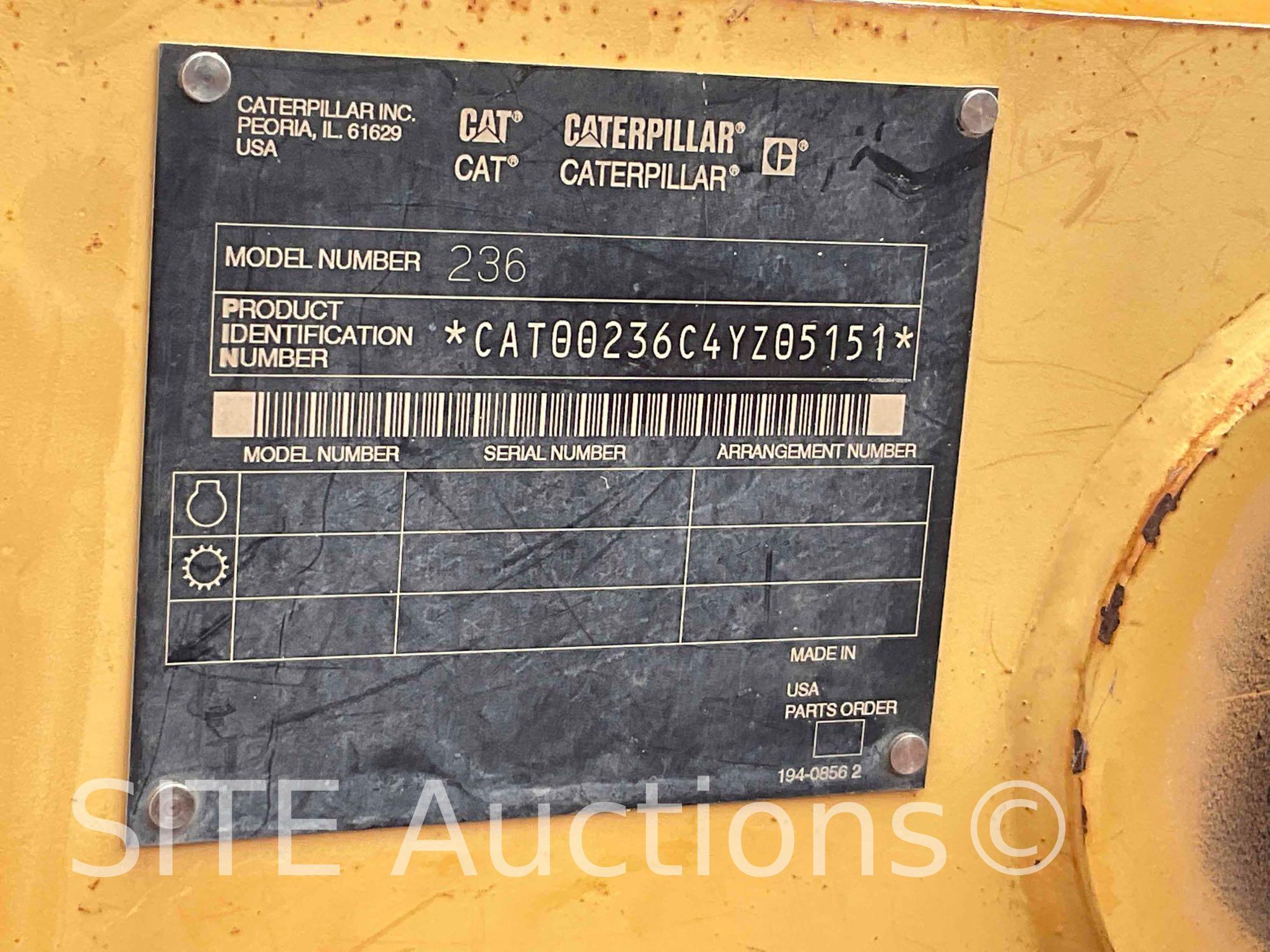 2002 CAT 236 Skid Steer Loader