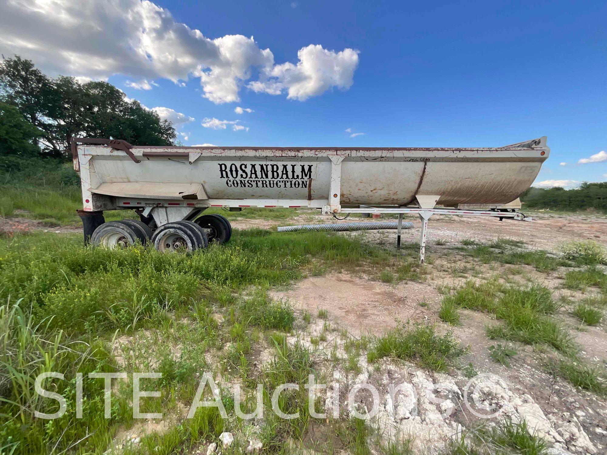 2000 CPS TSTD32 T/A End Dump Trailer