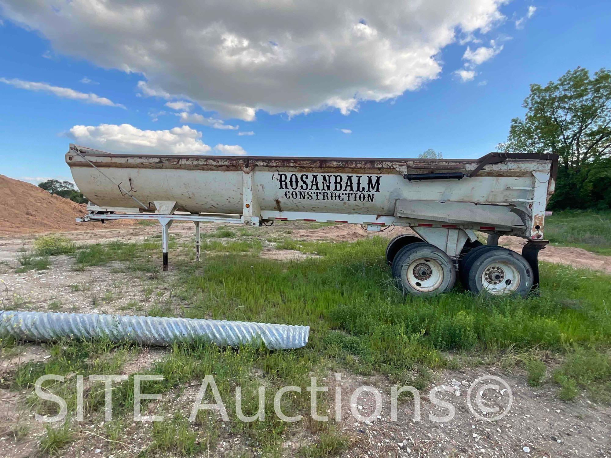 2000 CPS TSTD32 T/A End Dump Trailer