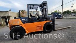 2009 Doosan D80 Rough Terrain Forklift