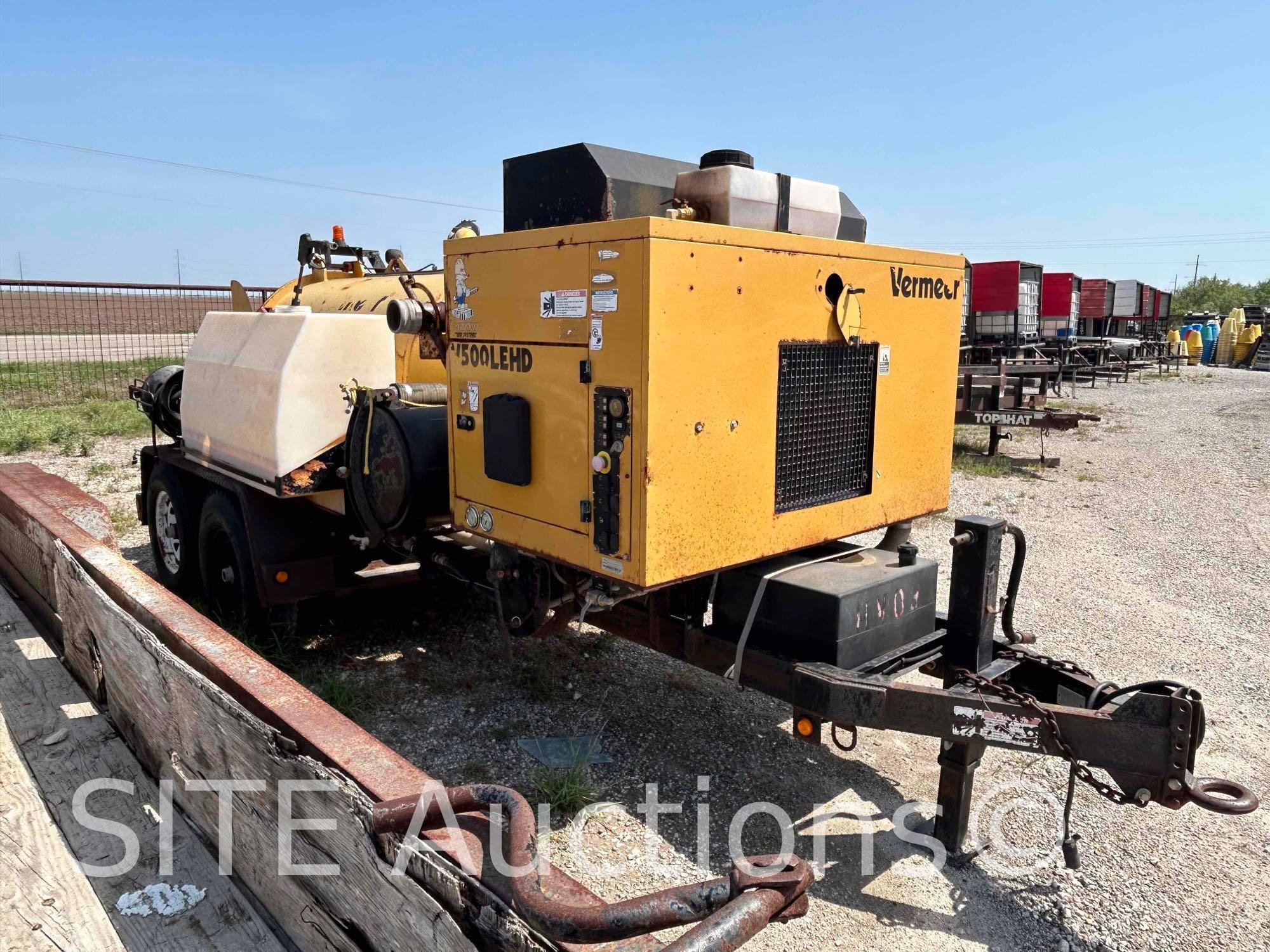 2014 Vermeer V500LE-HD T/A Hydrovac Trailer