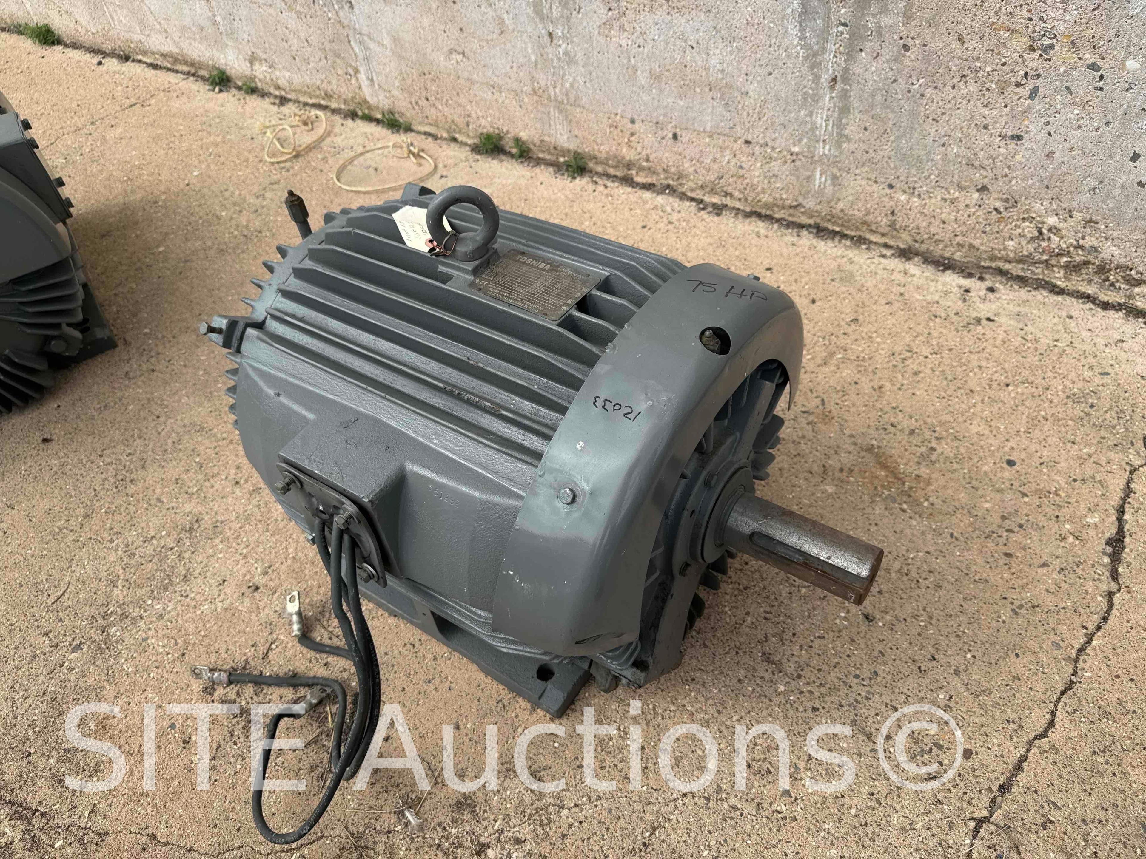 Toshiba 75HP Electric Motor - UNUSED