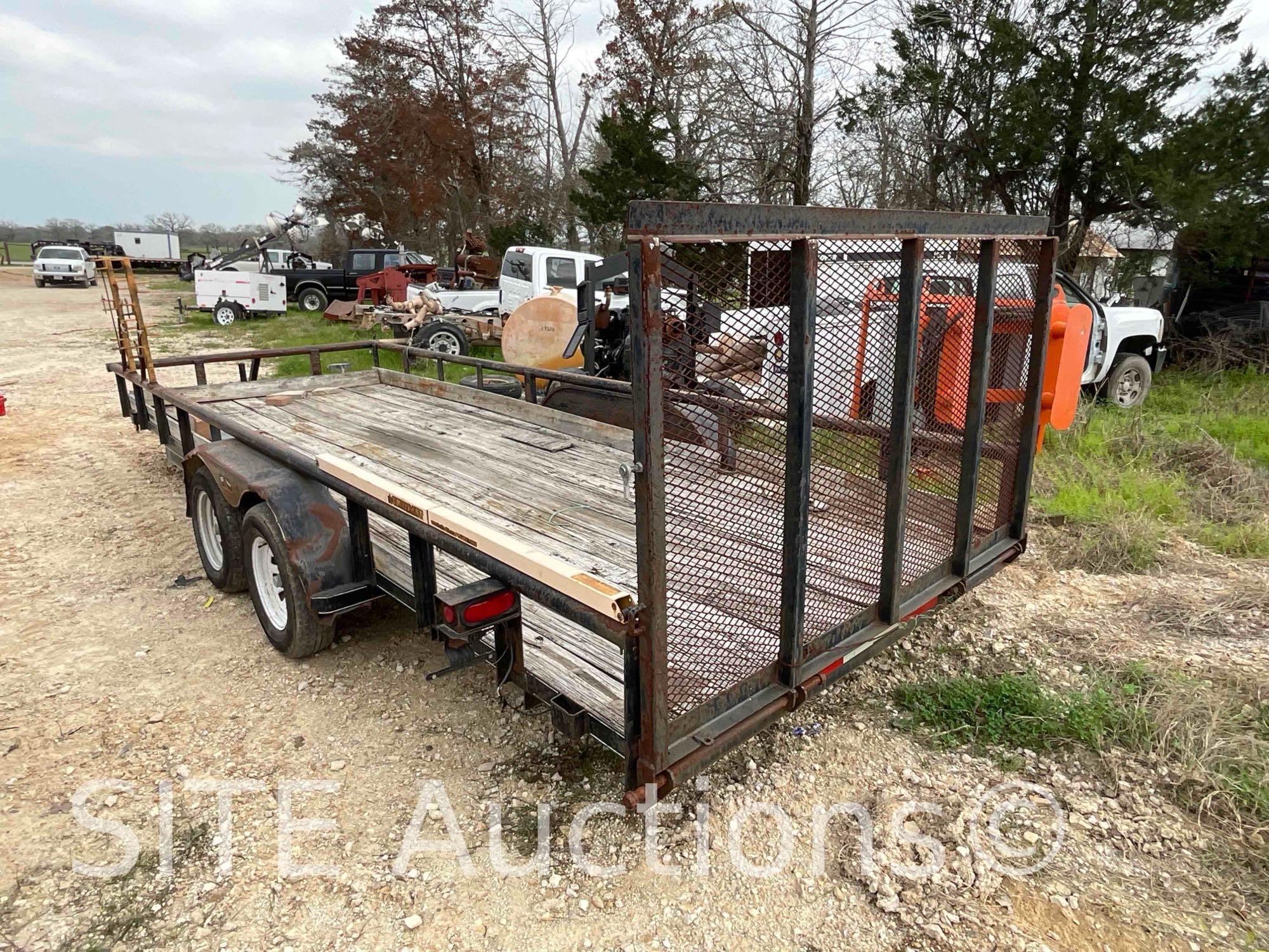 R&D T/A Flatbed Trailer