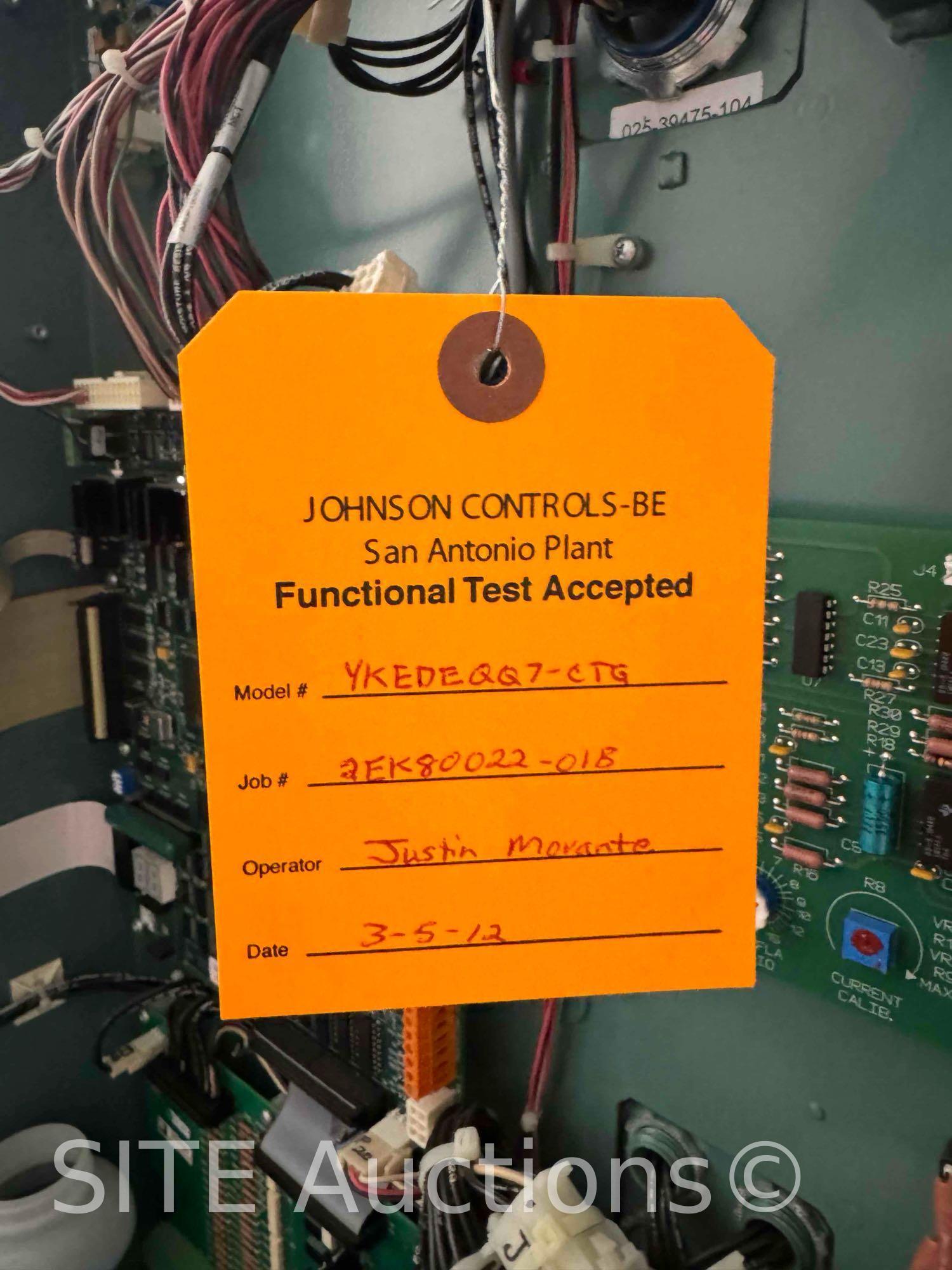 UNUSED 2012 York by Johnson Controls MaxE Centrifugal Chiller