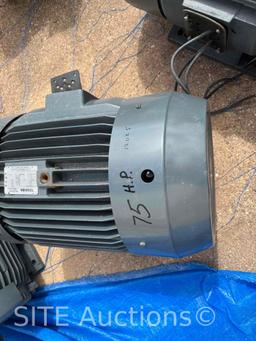 Toshiba 75HP Electric Motor - refurbished