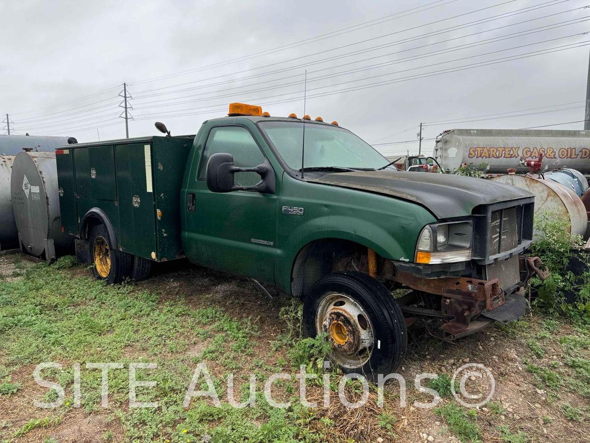 2002 Ford F450 SD Single Cab Service Truck