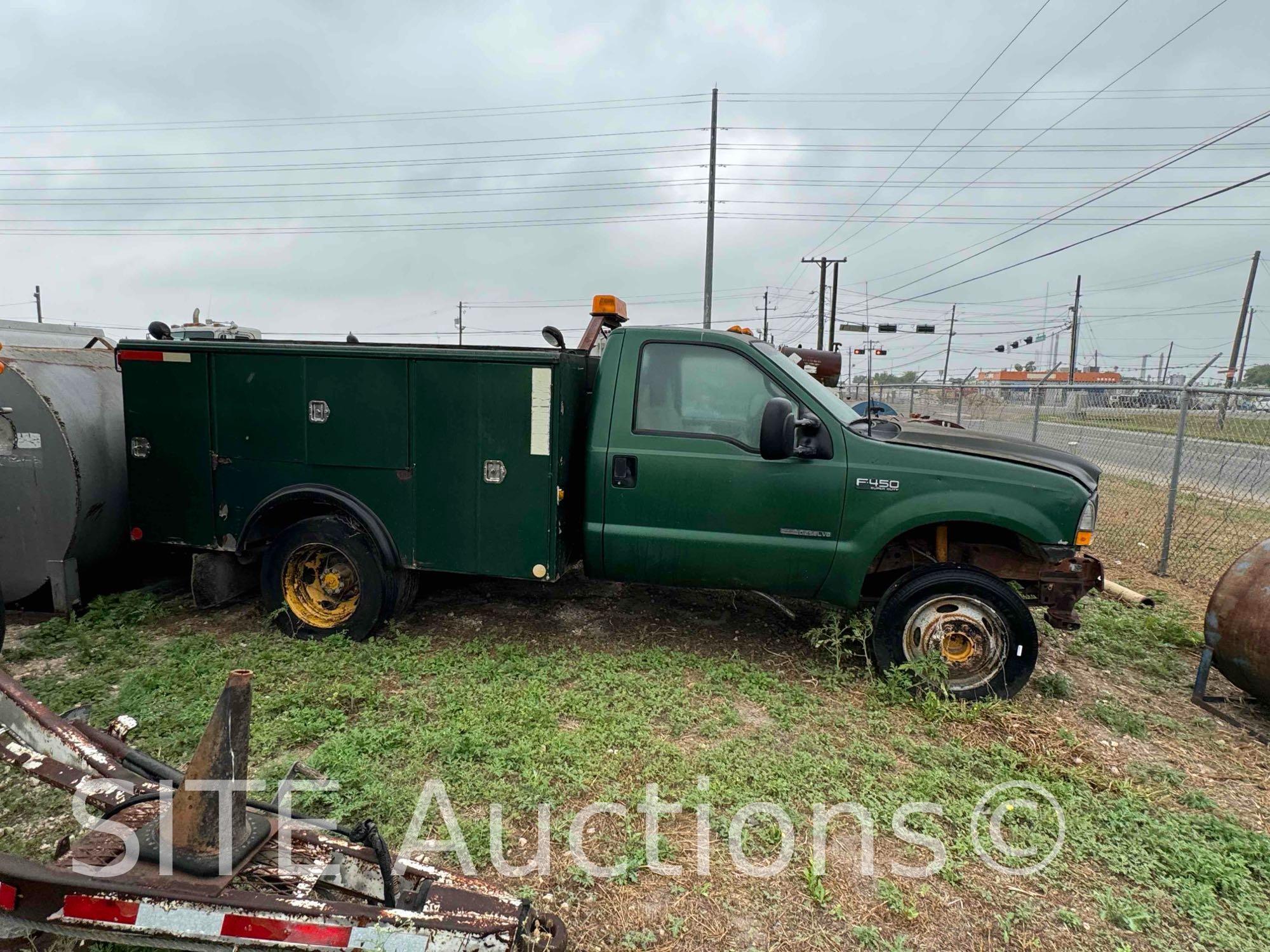 2002 Ford F450 SD Single Cab Service Truck