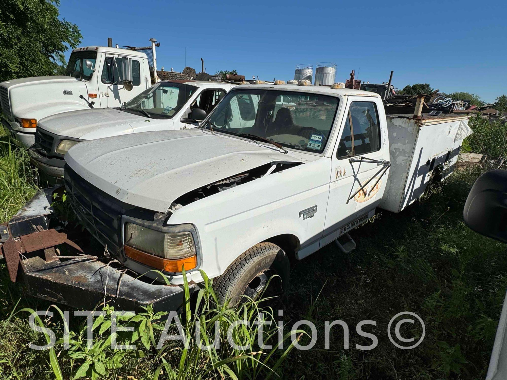 1996 Ford F350 Single Cab Service Truck