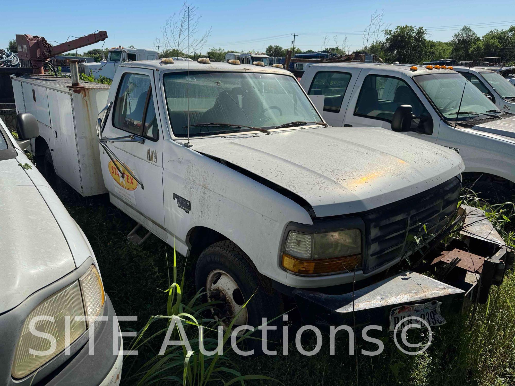 1996 Ford F350 Single Cab Service Truck