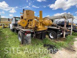 1998 International 4700 S/A Flatbed Truck w/ Drilling Unit