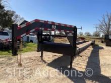 2010 PJ Gooseneck Tri/A Car Hauler Trailer