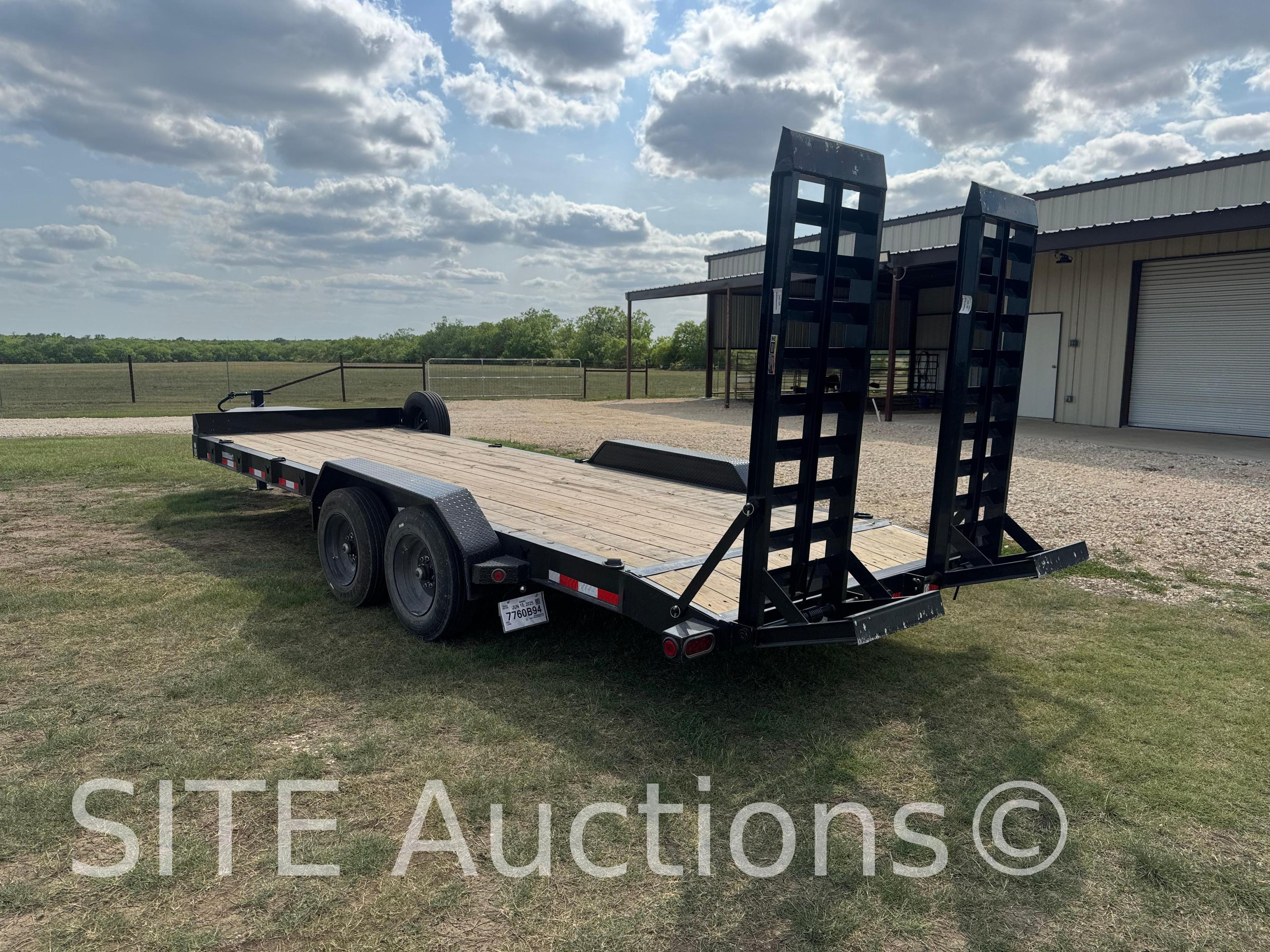 2025 Load Trailer T/A Flatbed Trailer