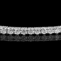 14k White Gold 3.42ct Diamond Bracelet
