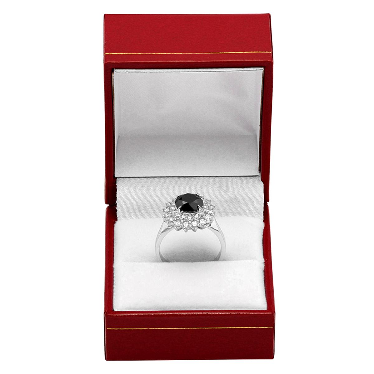 14k White Gold 1.87ct & 1.02ct Diamond Ring