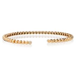 18K Yellow Gold Setting with 0.95ct Diamond Bangle Bracelet