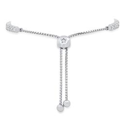 14K White Gold and 2.10ct Diamond Bracelet