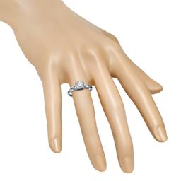 14K White Gold Setting with 0.31ct Diamond Ladies Ring