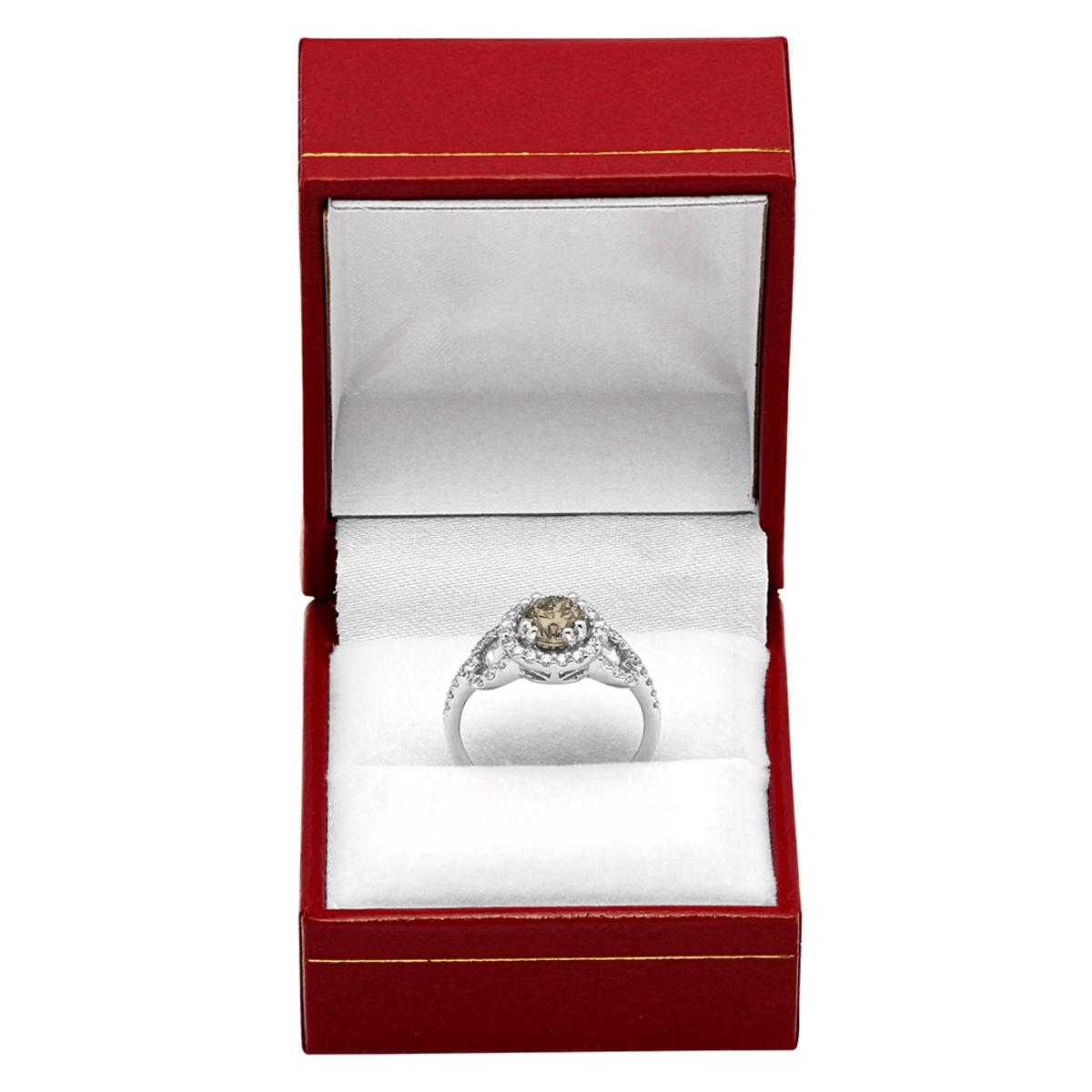 14k White Gold 1.00ct & 0.70ct Diamond Ring