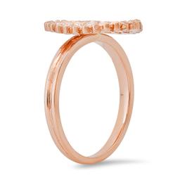 14K Rose Gold Setting with 1.37ct Diamond Ladies Ring