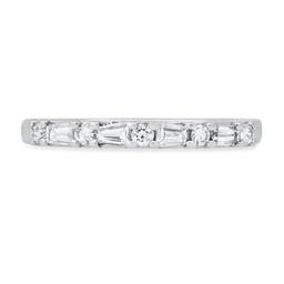 14K White Gold Setting with 0.36ct Diamond Ladies Ring