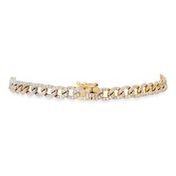 14K Yellow Gold Setting with 1.72ct Diamond Ladies Bracelet