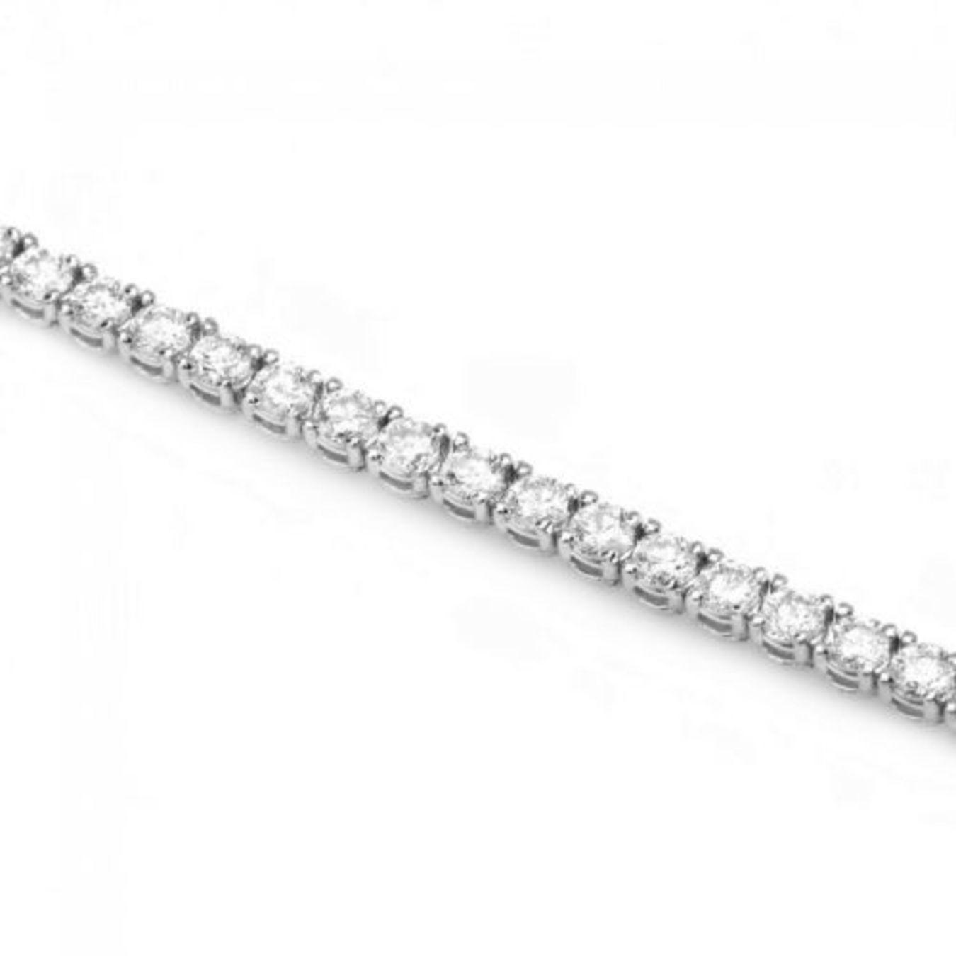 18K Gold 4.96ct Diamond Bracelet