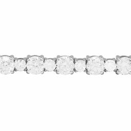 18k White Gold 7.49ct Diamond Tennis Bracelet